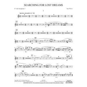 Searching for Lost Dreams - Eb Alto Saxophone 1